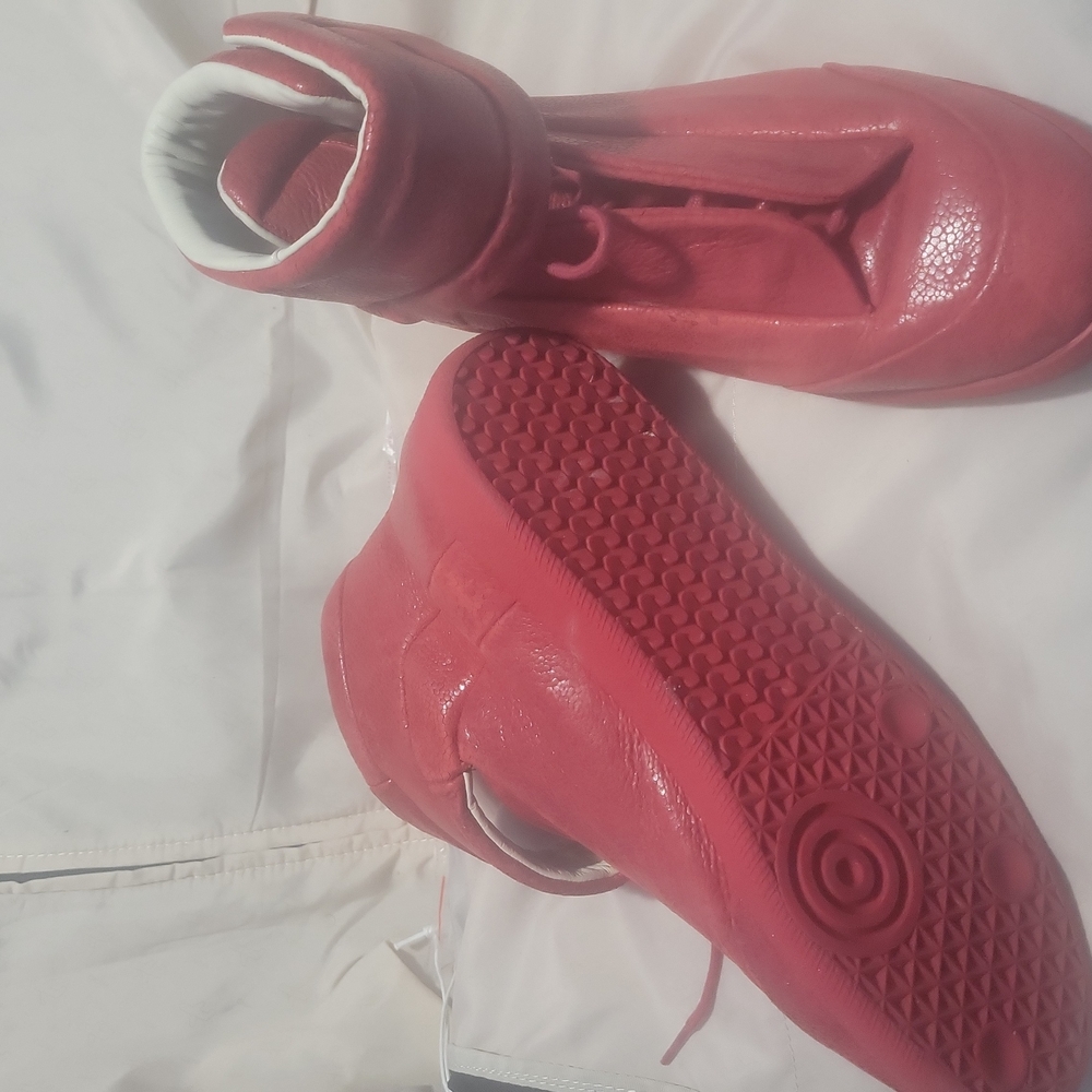 Red High-Top Sneakers